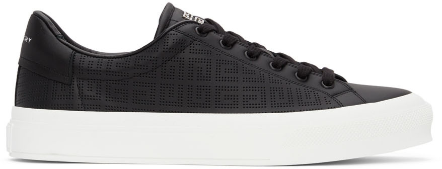 Givenchy Black 4G Perforated Sneakers