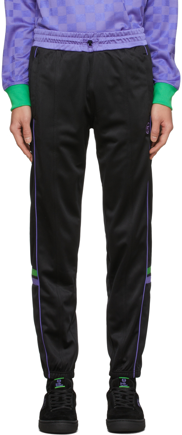 Sergio Tacchini Black A$AP Nast Edition Jersey Track Pants