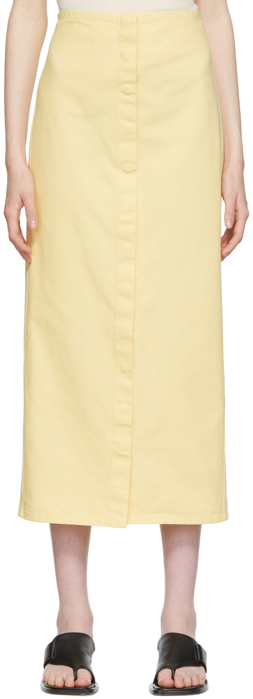 Gabriela Coll Garments Yellow Canvas No.98 Skirt