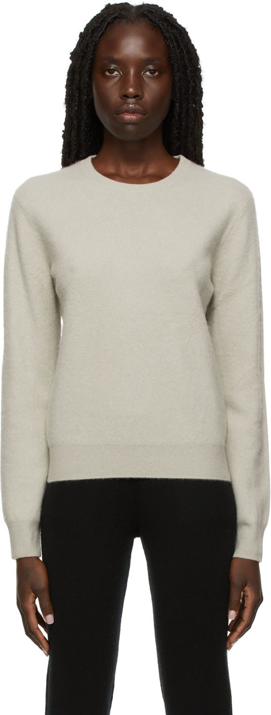 Frenckenberger Grey Mini Crewneck Sweater