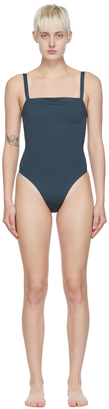 ASCENO Navy Palma One-Piece Swimsuit
