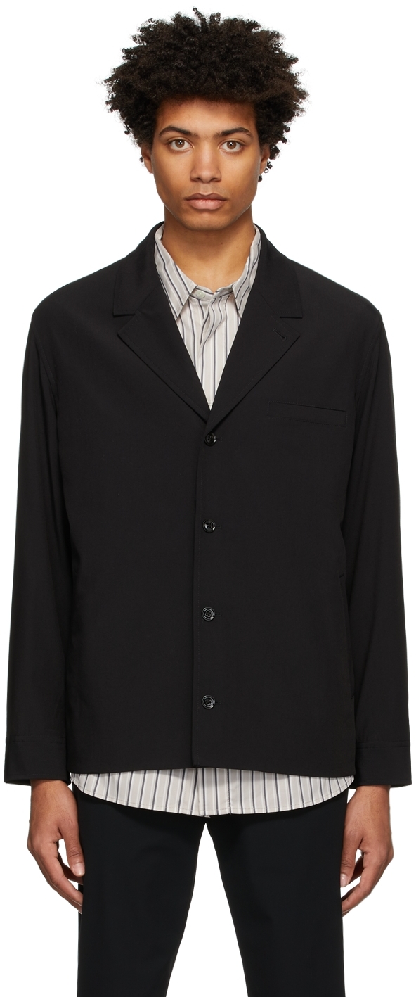 Black Unconstructed Shirt Jacket by 3.1 Phillip Lim on Sale