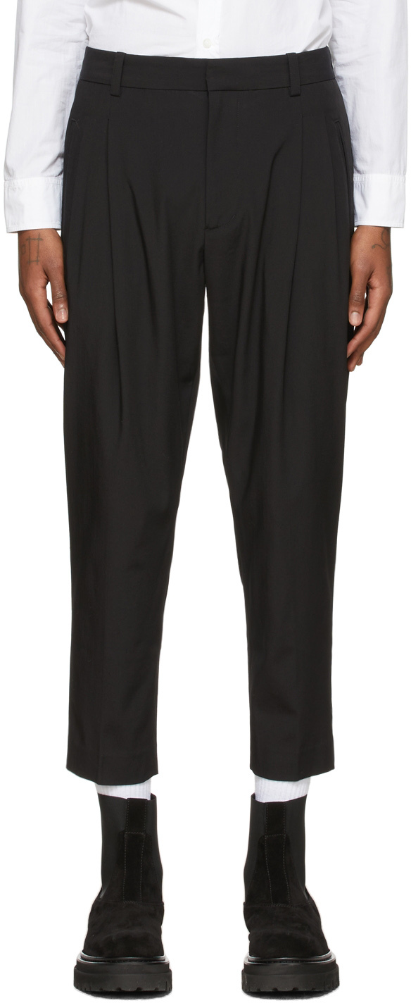 31 Phillip Lim Black Tapered Trousers