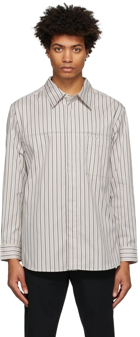 31 Phillip Lim Taupe Relaxed Fit Shirt