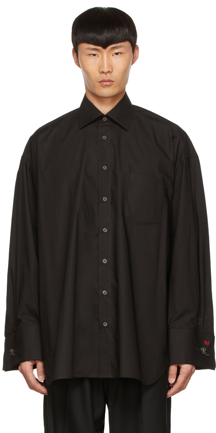 Raf Simons Black Cotton Shirt