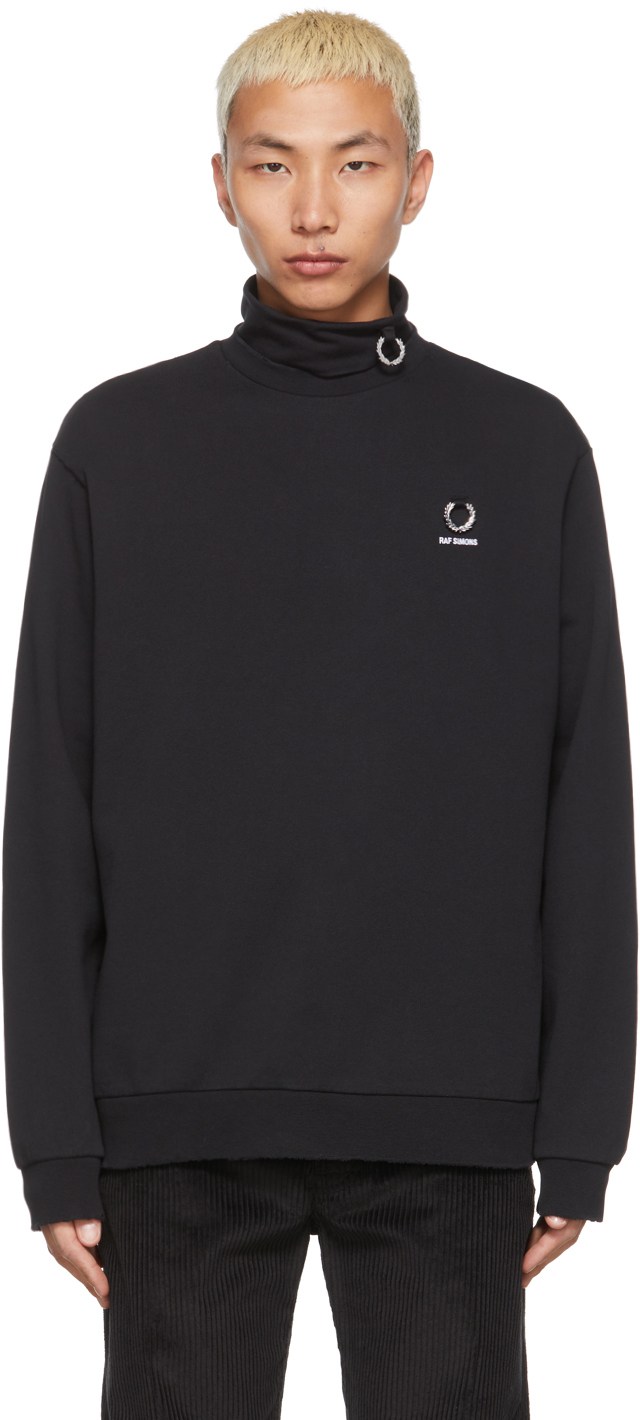 Black Fred Perry Edition Destroyed Sweatshirt