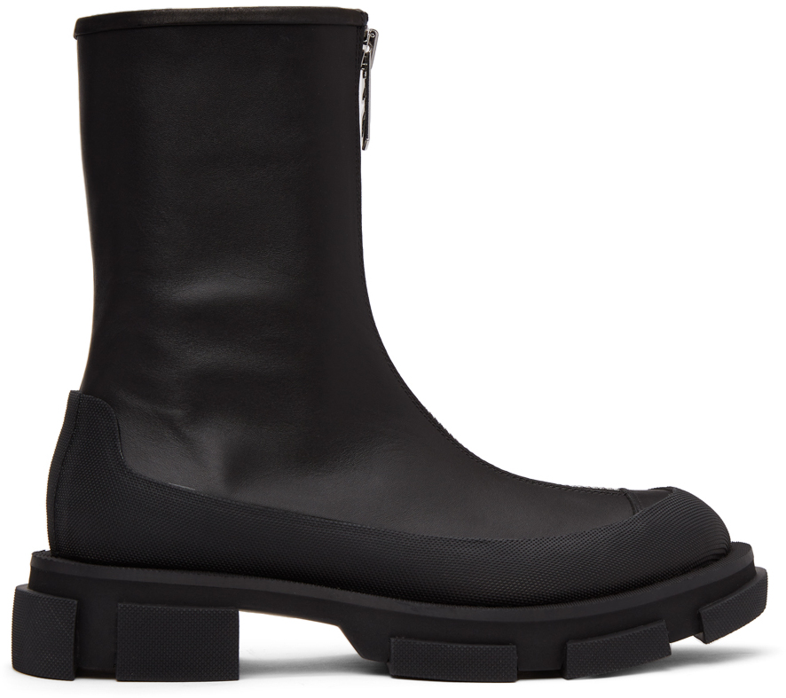 both Black Gao Two-Way Boots