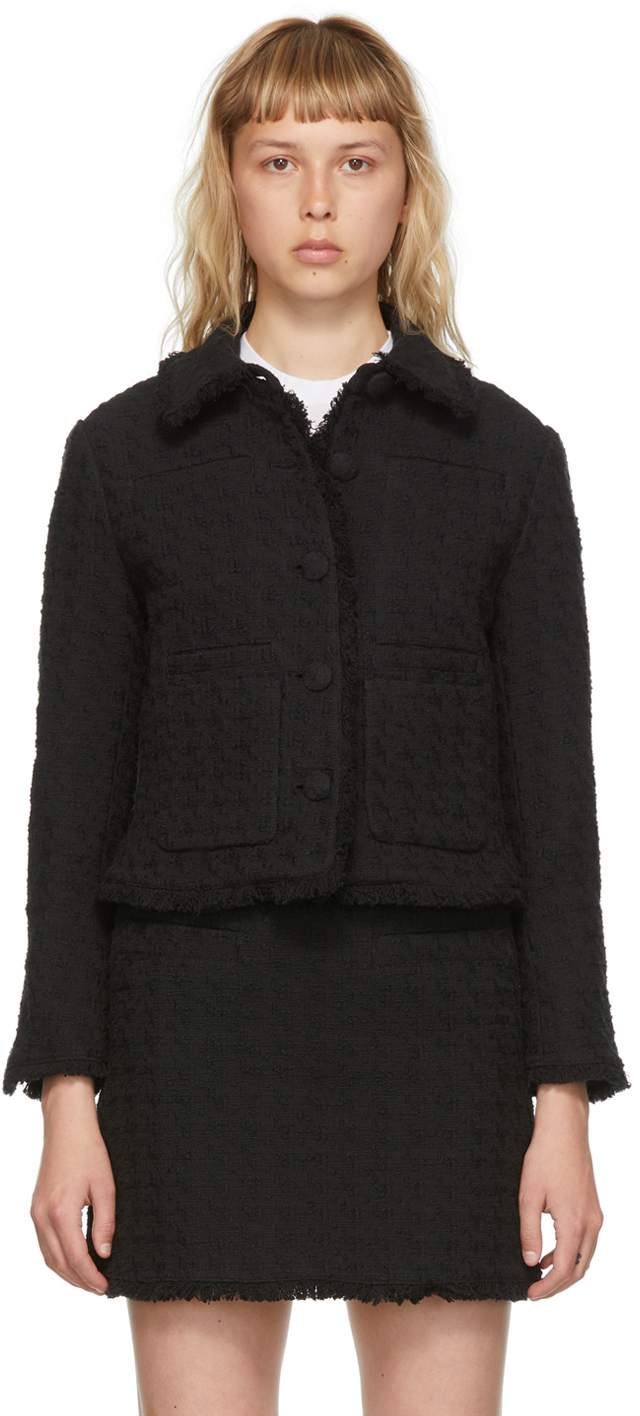 Proenza Schouler Black Cotton Jacket