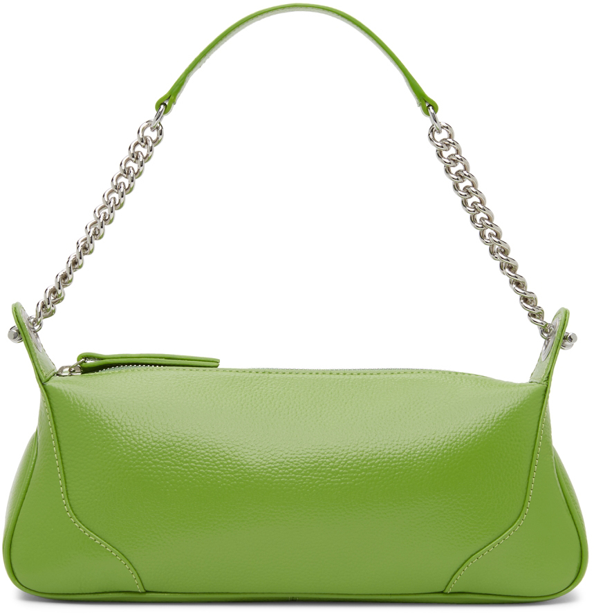 Green Grained Samira Shoulder Bag