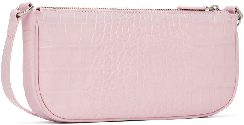 Rachel leather handbag By Far Pink in Leather - 32431716