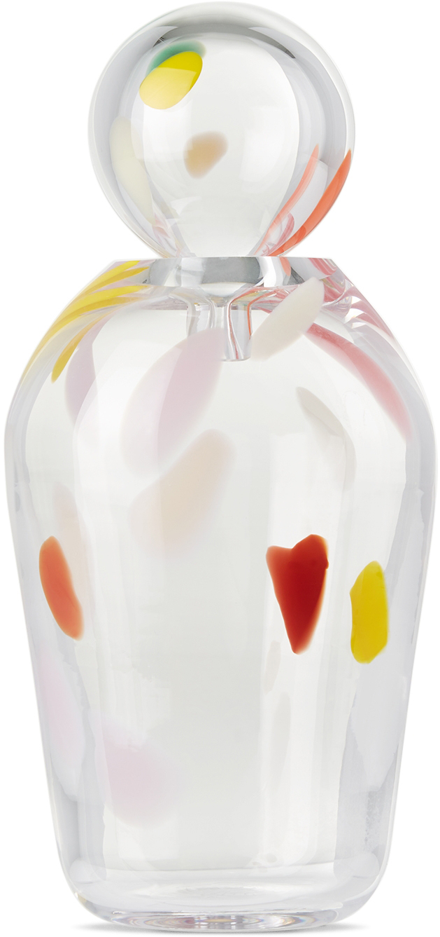Malin Pierre Multicolor Candy Jar In Transparent