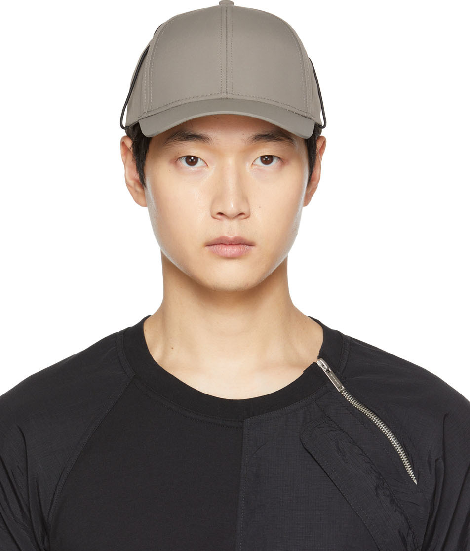 Gray Sinapis Cap by HELIOT EMIL on Sale