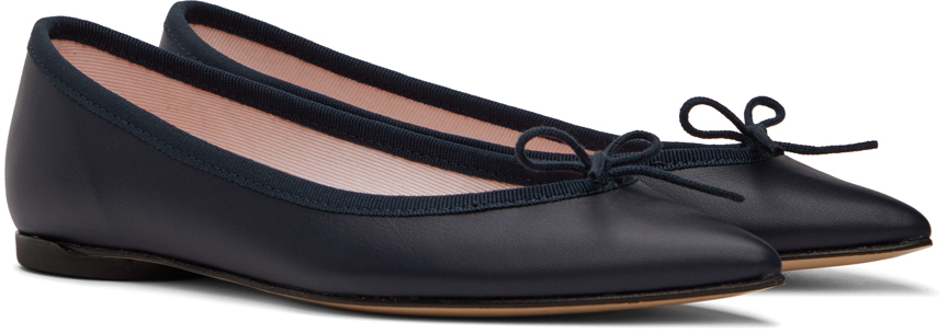 Repetto ネイビー Brigitte バレエシューズ
