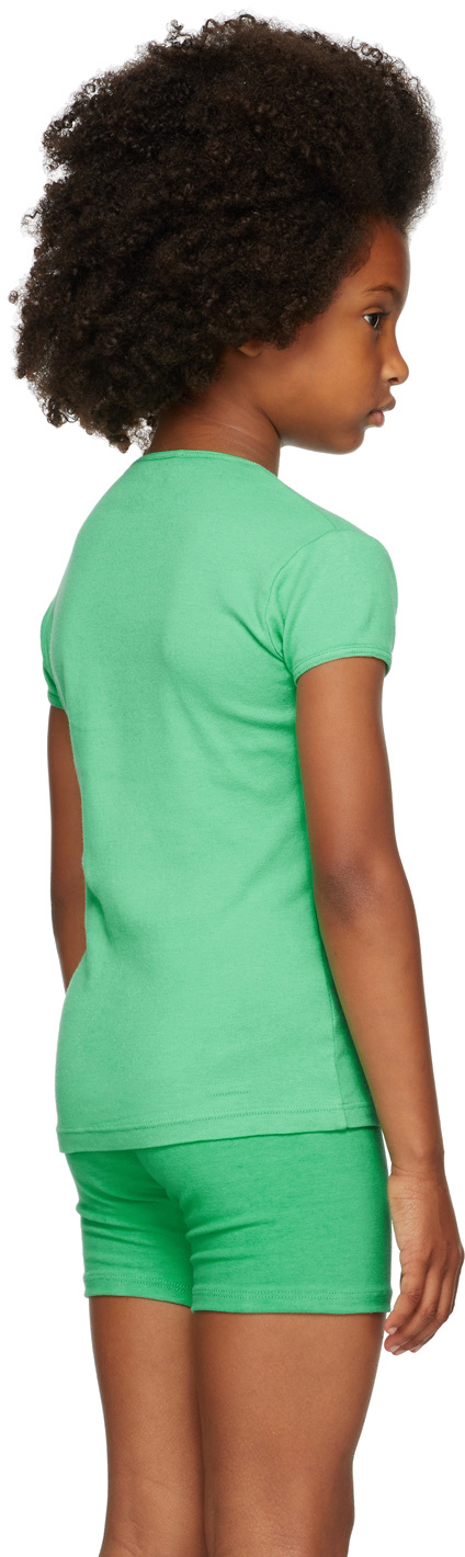 Gil Rodriguez Kids Green Bellevue T-shirt In Jade