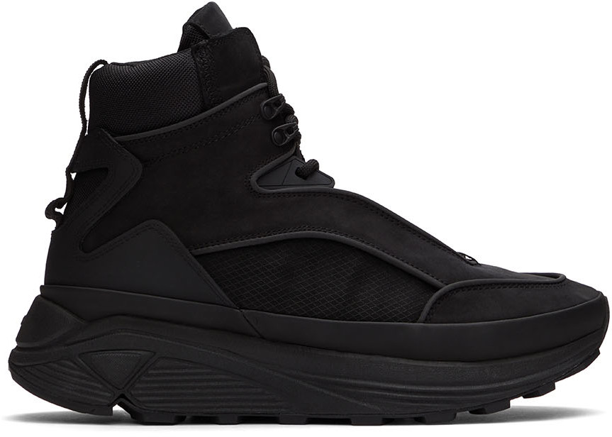 C2h4 Black Staff Uniform Atom Alpha Sneakers In Pirate Black