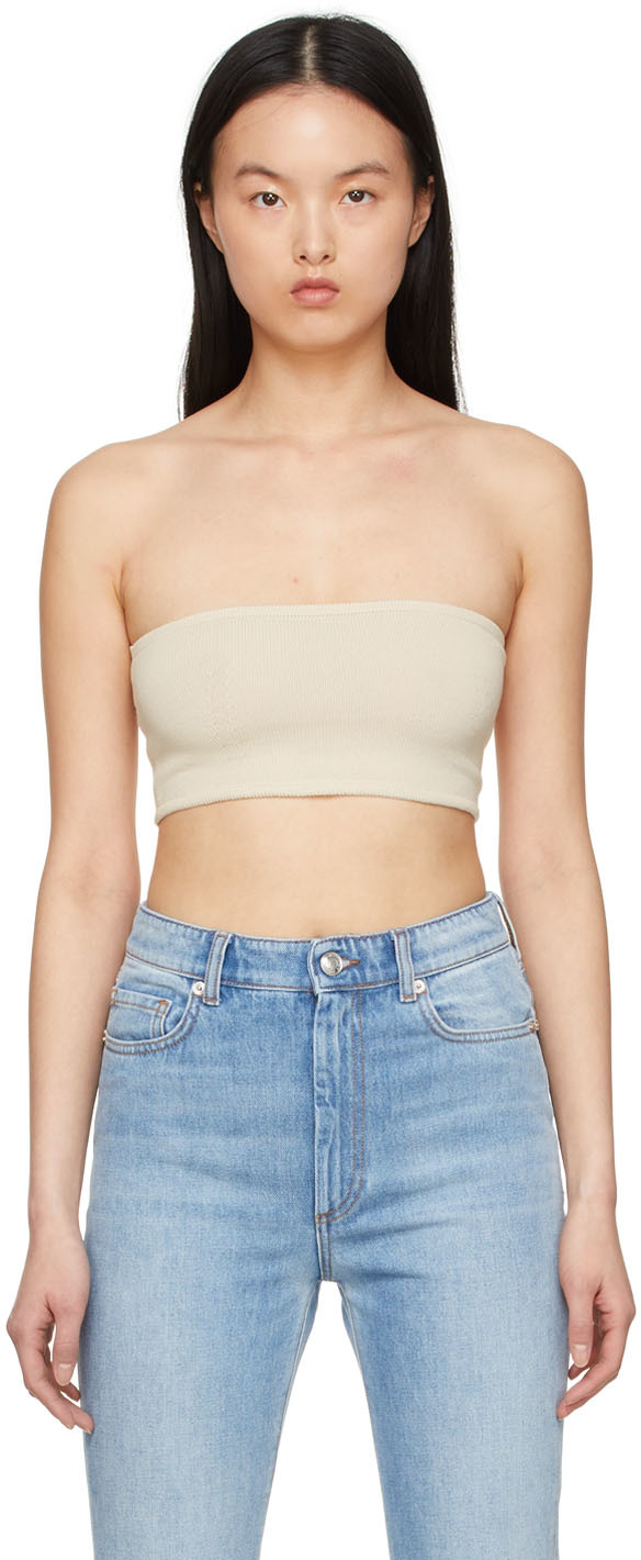 Beige Cotton Bandeau