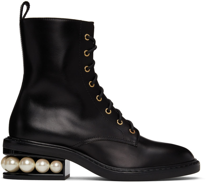 Casati Pearl Combat Boots in Perfection – Hampden Clothing