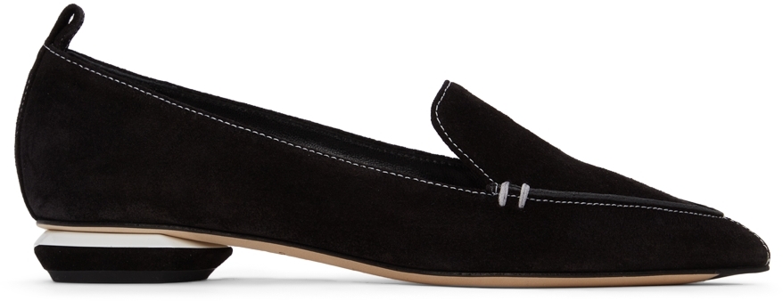 Beya pebbled-leather loafers