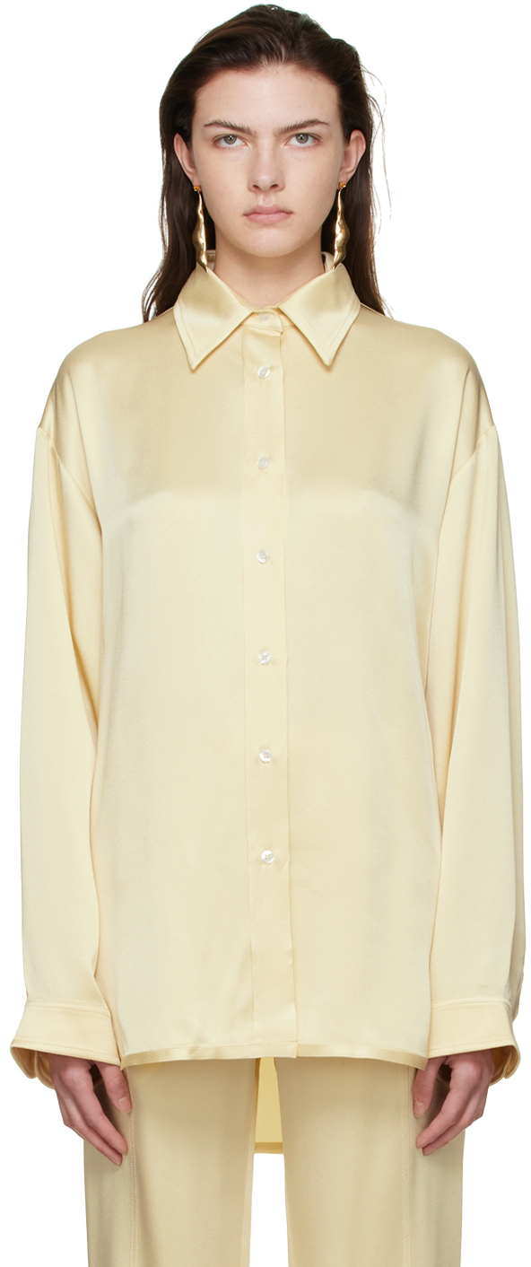 Beige Acetate Shirt