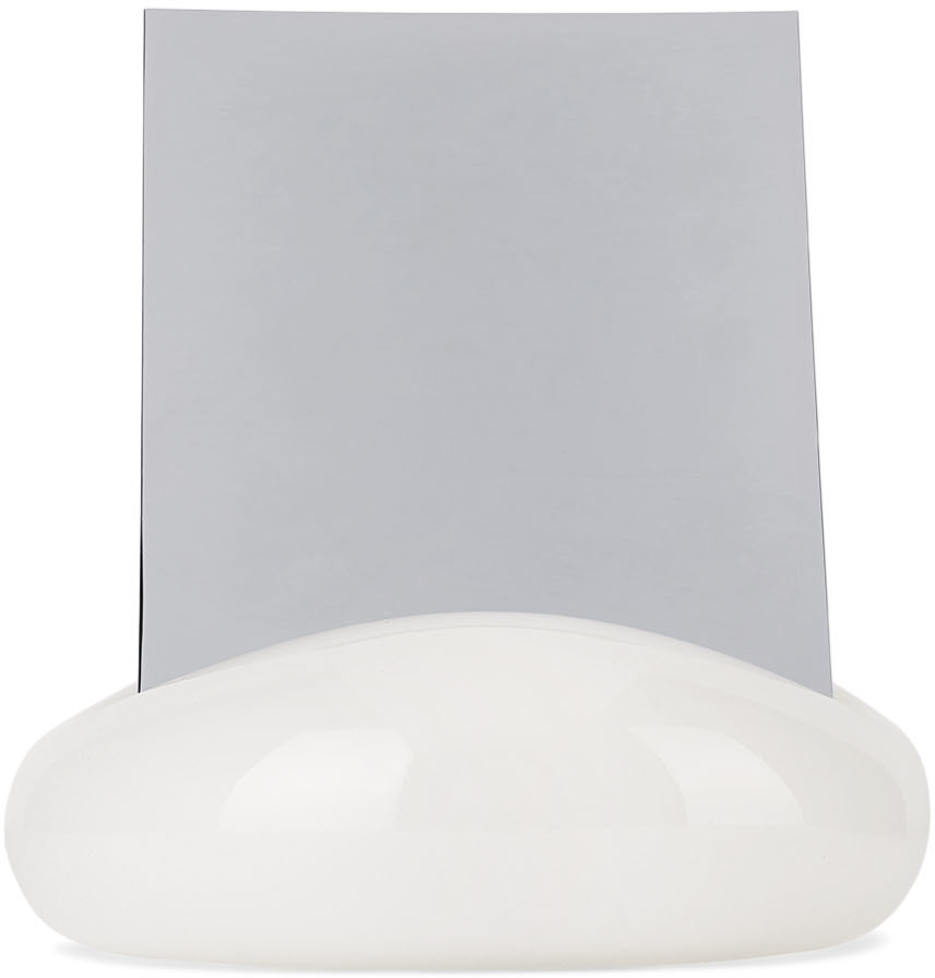 Nicholas Bijan Pourfard SSENSE Exclusive Off-White Mirror Lamp