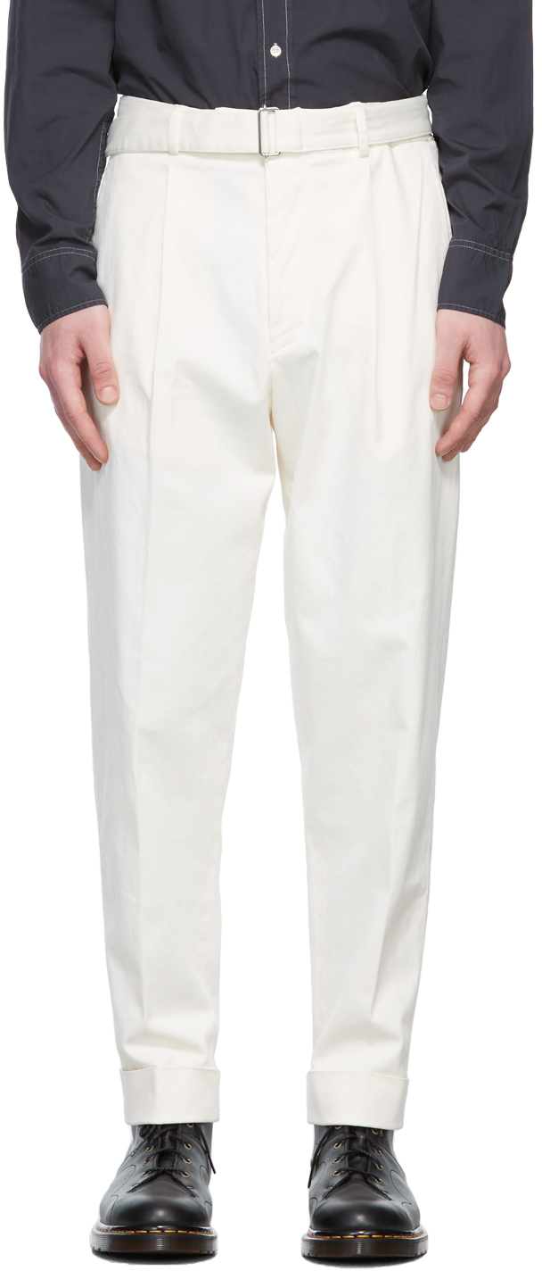 Off-White Hugo Chino Trousers by Officine Générale on Sale