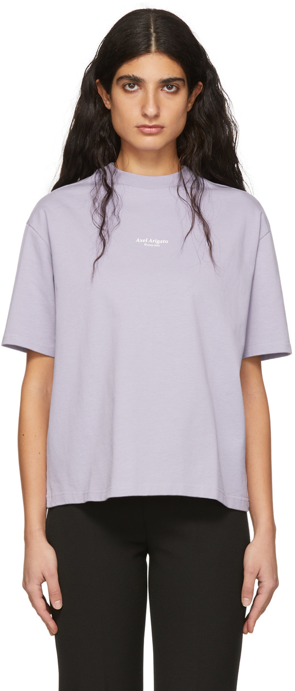 Axel Arigato Purple Organic Cotton T-Shirt