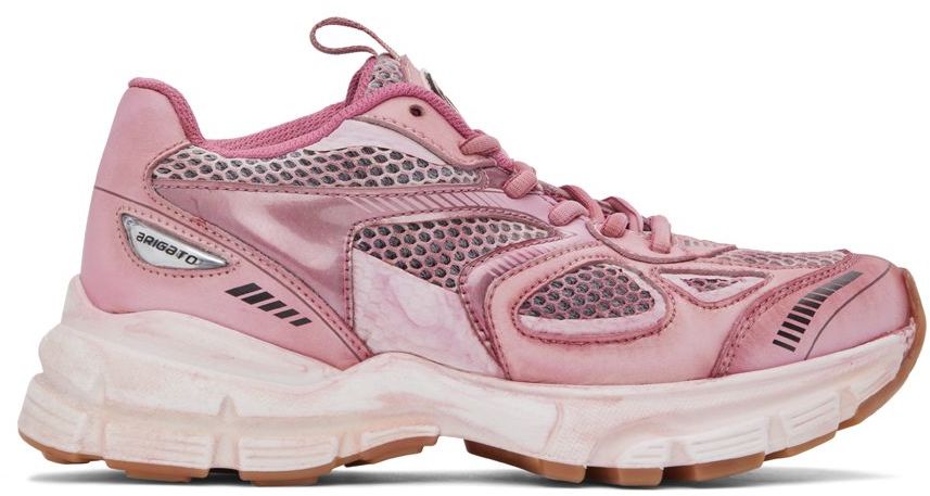 Axel Arigato Pink Marathon Dip-Dye Sneakers