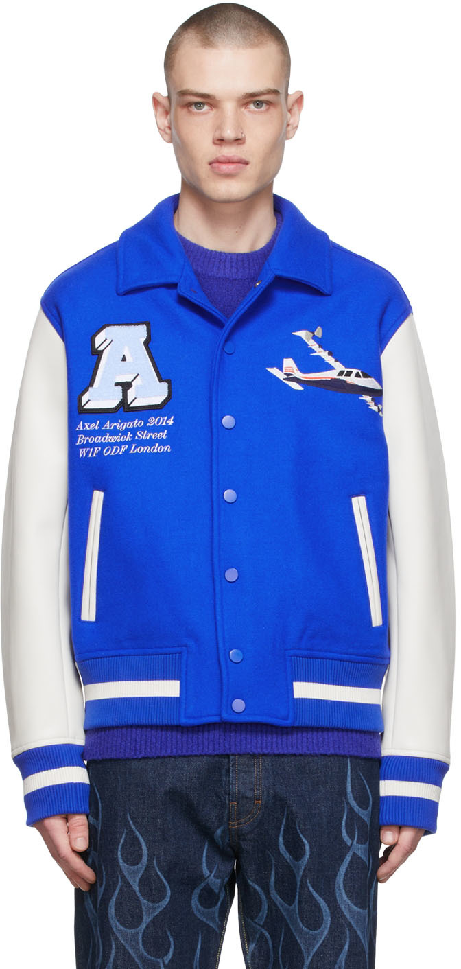Axel Arigato Blue Mayday Bomber Jacket