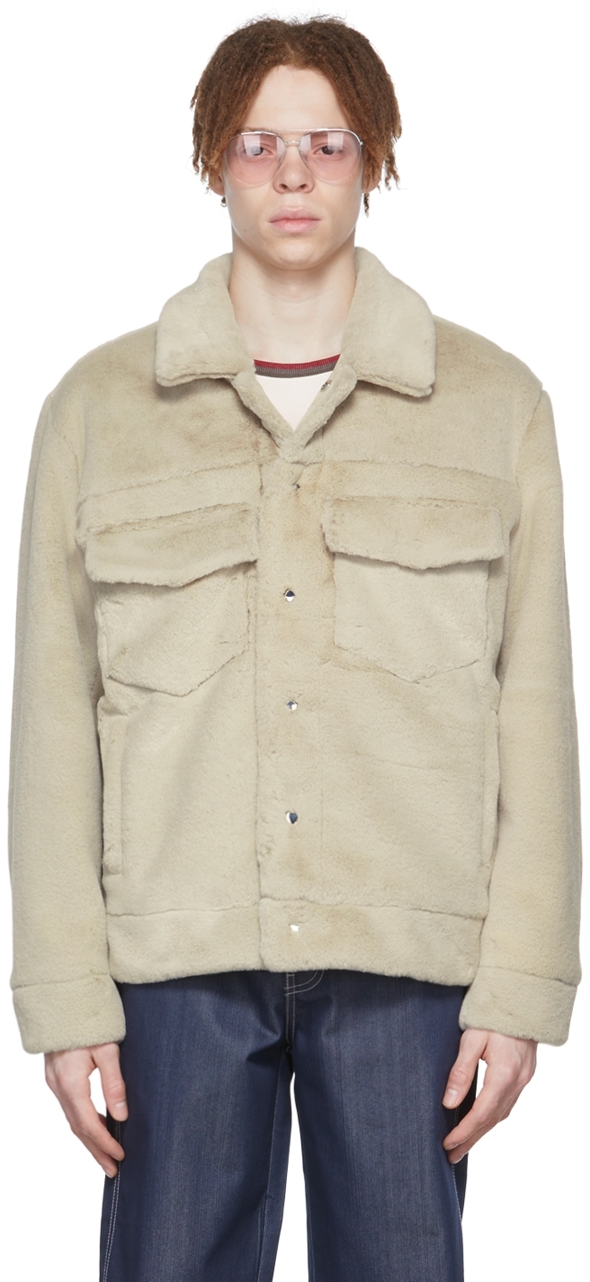 Axel Arigato: Beige Ryder Jacket | SSENSE Canada