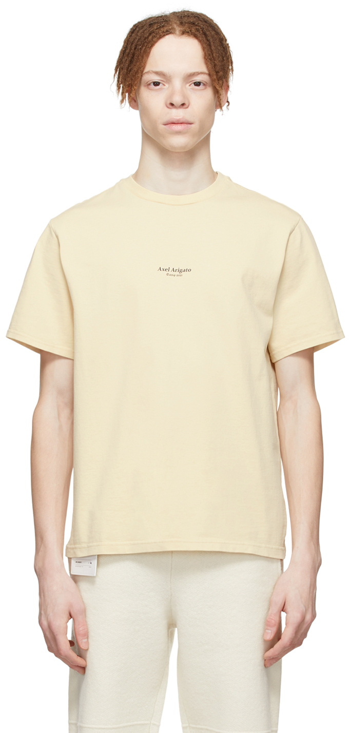 Axel Arigato Yellow Cotton T-Shirt