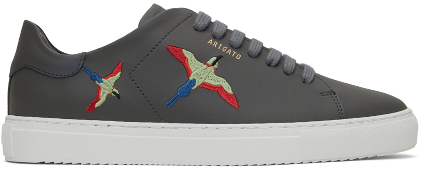Axel Arigato Grey Clean 90 Bee Bird Sneakers