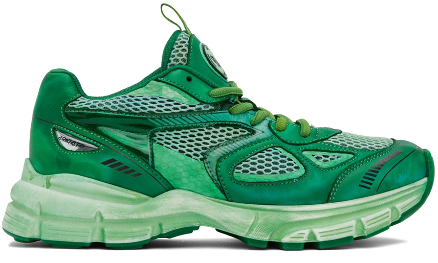 Axel Arigato SSENSE Exclusive Green Marathon Dip-Dye Sneakers