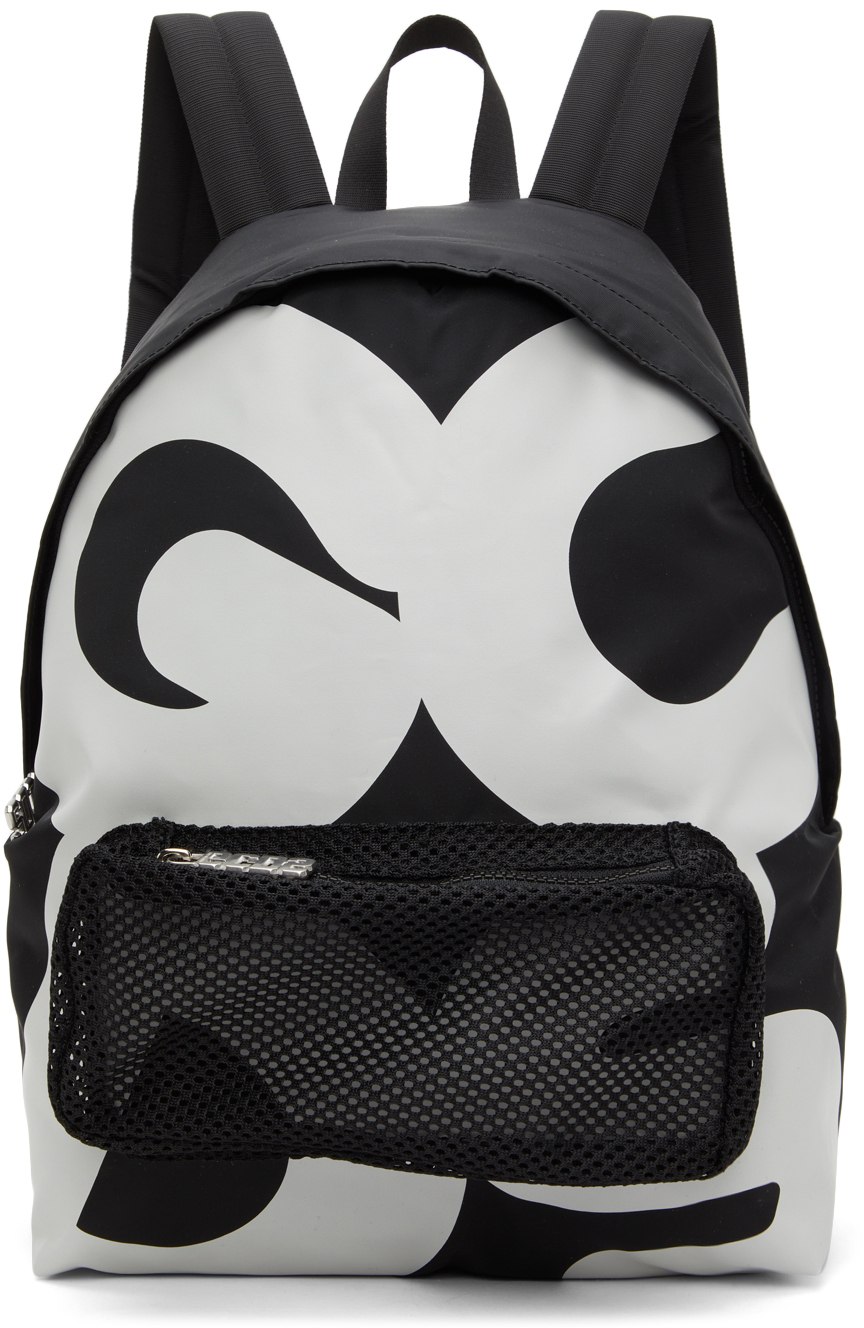 Gcds Backpack And Bumbags Fabric White In 02 Black