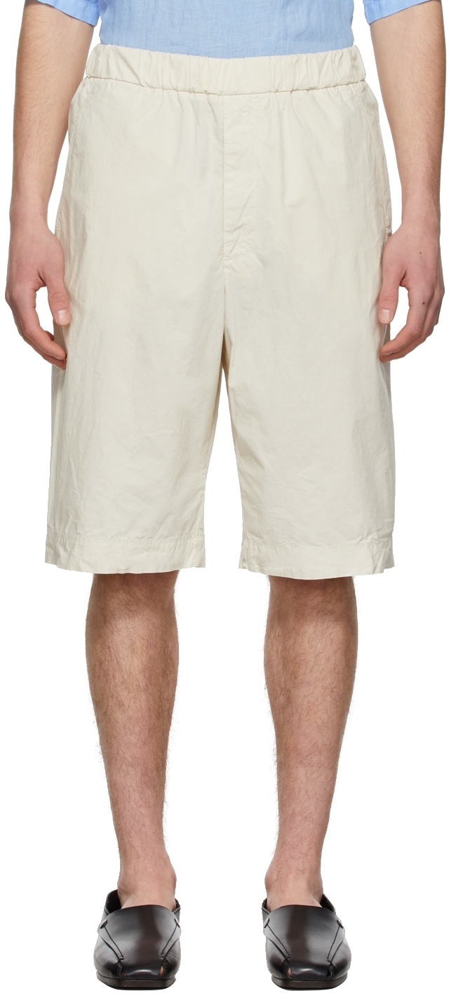 SSENSE Men Clothing Shorts Bermudas Off-White Pavion Bermuda Shorts 