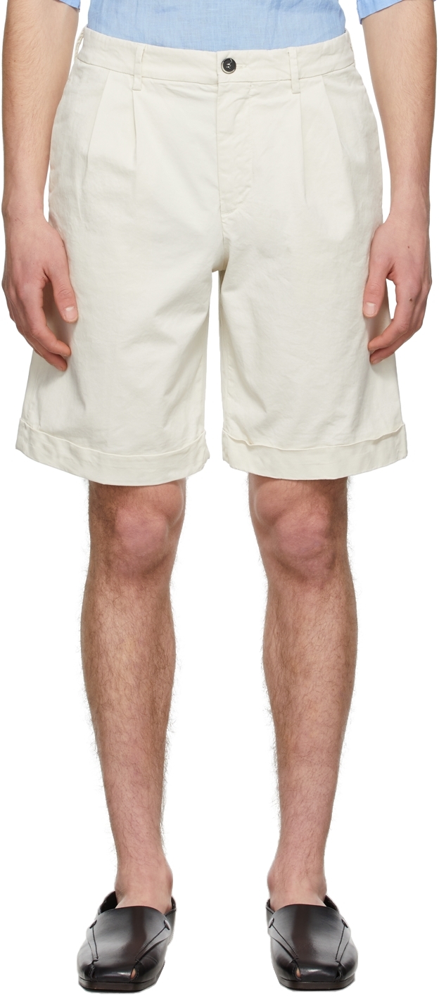 Barena Off-White Stino Bermuda Shorts
