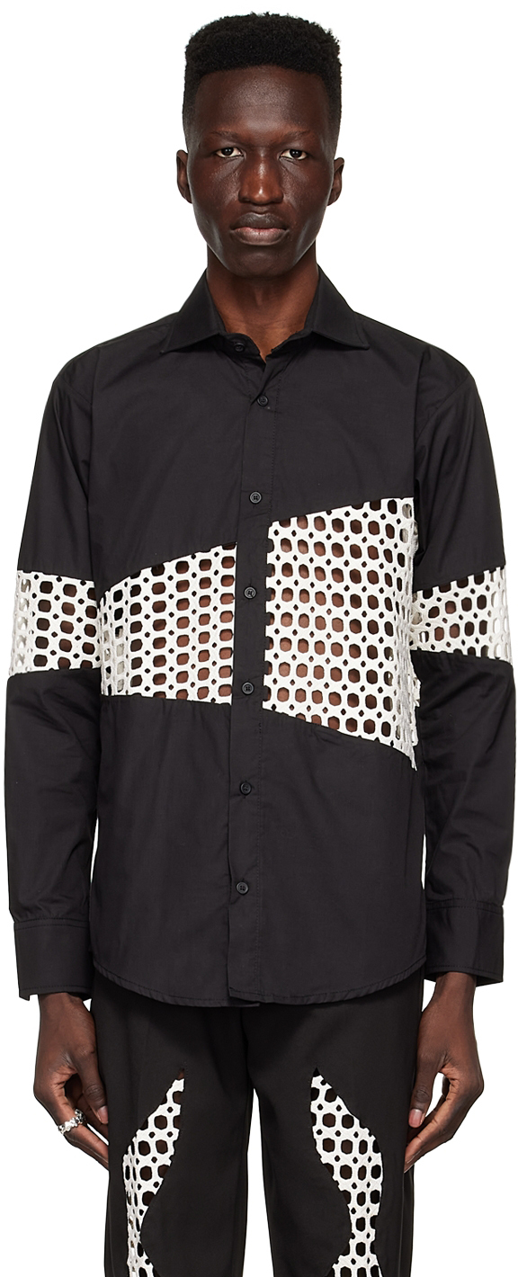 Tokyo James Ssense Exclusive Black Cotton Shirt