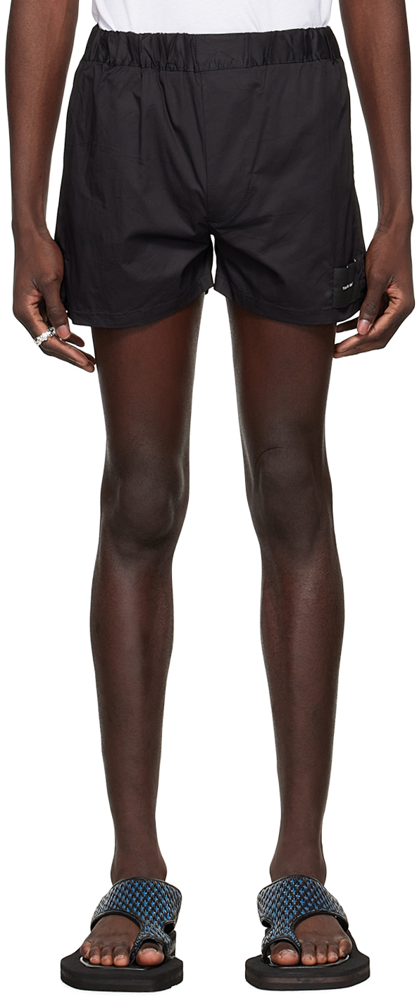 SSENSE Exclusive Black Cotton Shorts