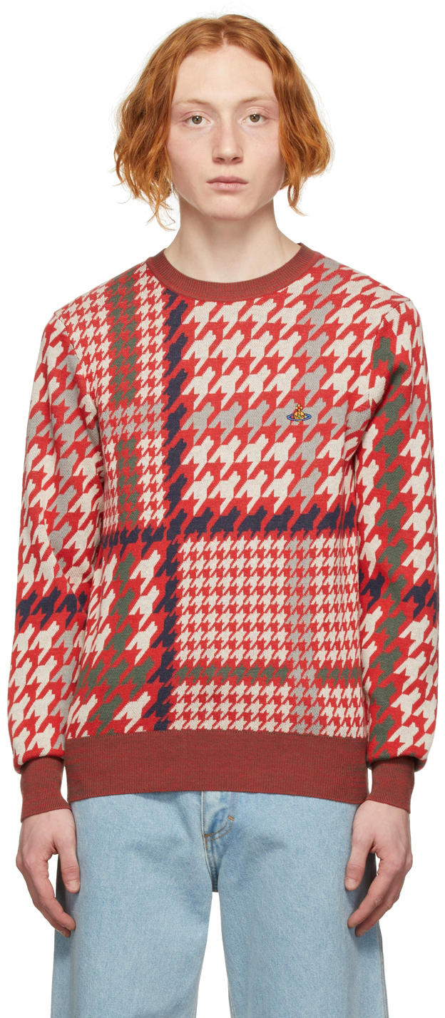 Vivienne Westwood Multicolor David Sweater In Red | ModeSens