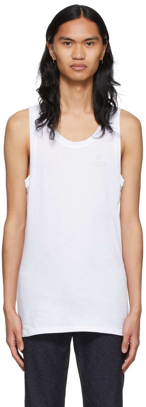 Vivienne Westwood Two-Pack White Organic Cotton Tank Top