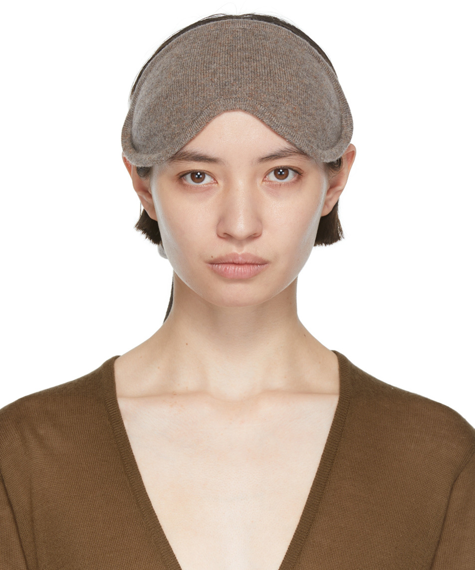 extreme cashmere Brown Cashmere n°135 Eye Mask