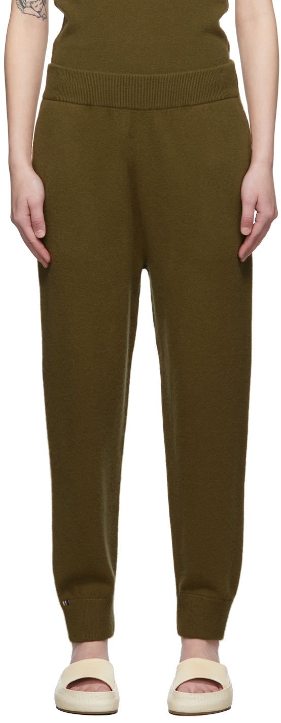 extreme cashmere: Khaki n°56 Yogi Lounge Pants | SSENSE