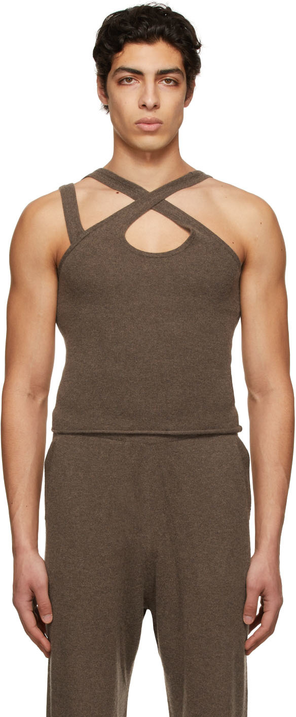 extreme cashmere Brown n°222 Raver Tank Top