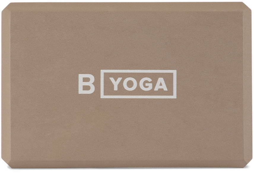 B Yoga Brown Foam Yoga Block