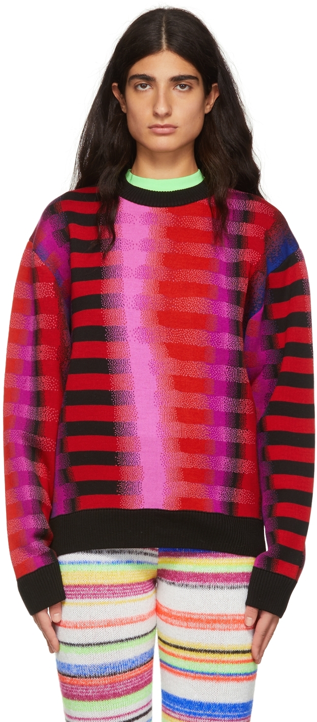 AGR: Red Merino Wool Sweater | SSENSE Canada