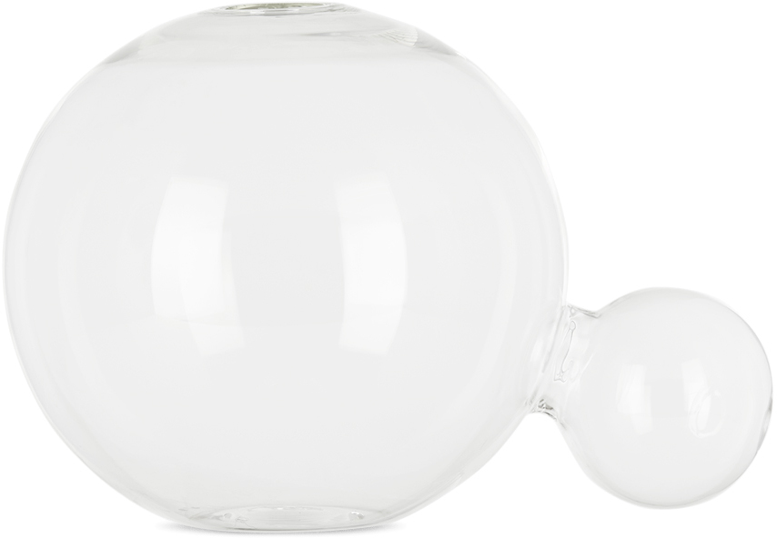 Valeria Vasi Limited Edition Double Bubble Vase In Clear