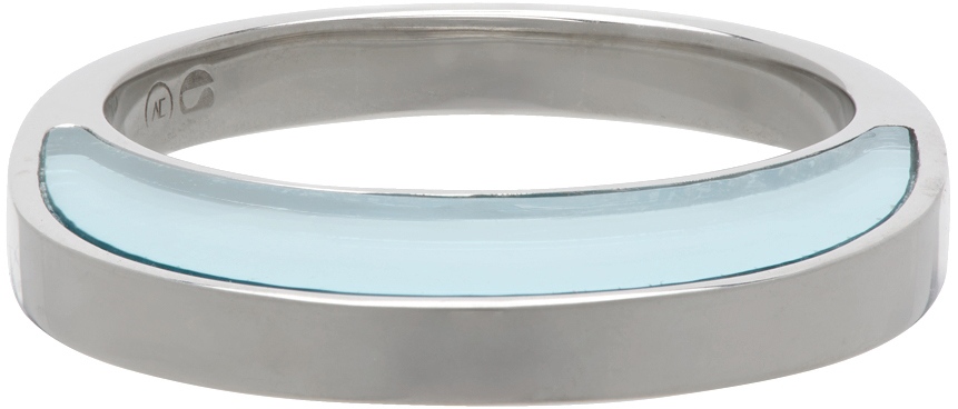 Coperni Blue & Silver Alan Crocetti Edition Semi Swipe Ring