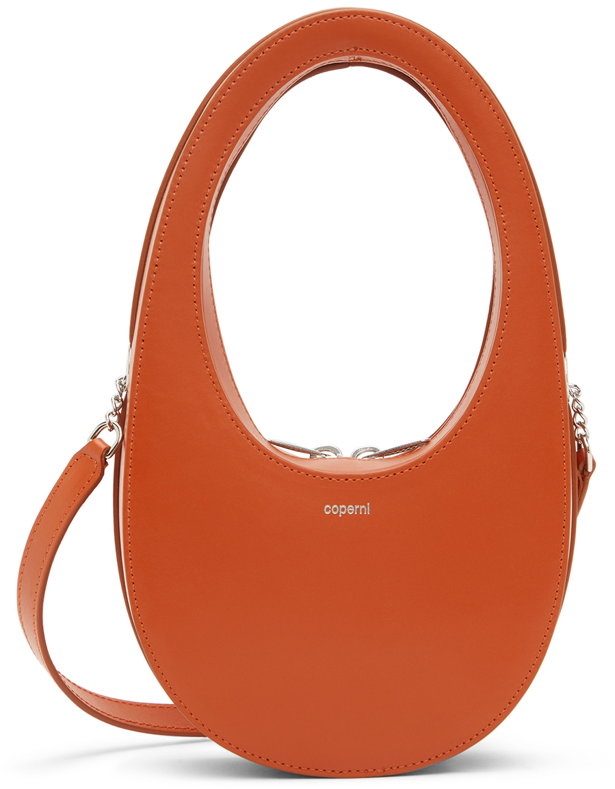 Coperni SSENSE Exclusive Orange Mini Swipe Bag