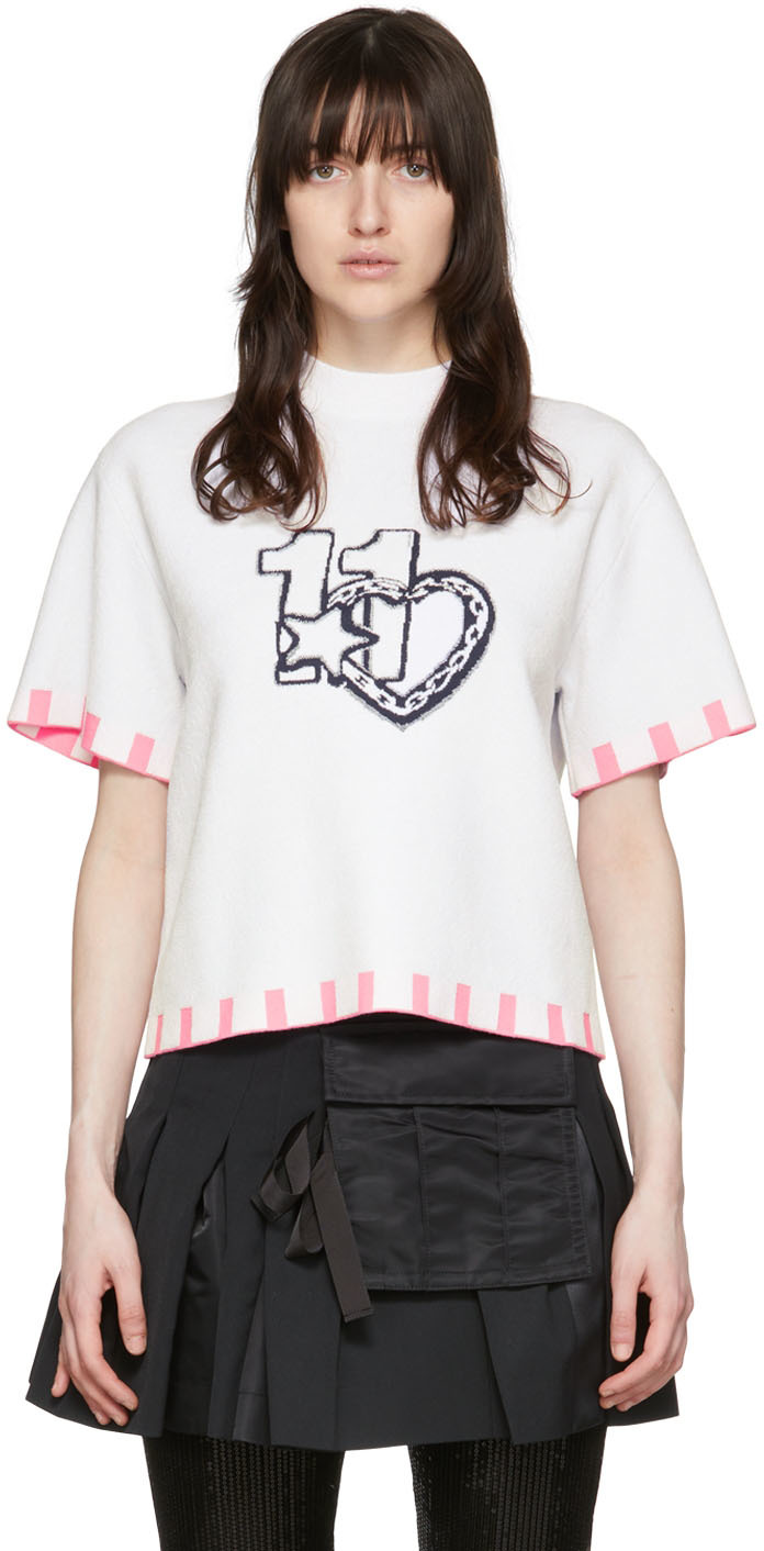 【関税込み】We11done ピンク ビスコース Tシャツ We11doneのピンク ビスコース Tシャツがセール中