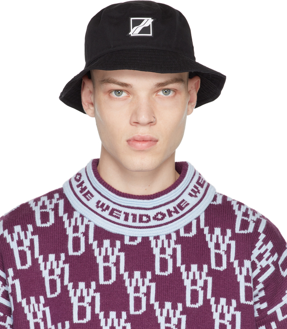 Black Square Logo Bucket Hat Black Square Logo Bucket Hat