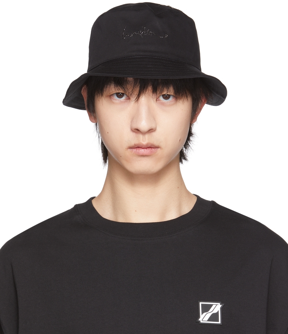 Black Hotfix Star Bucket Hat